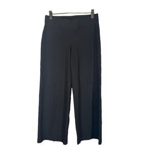Eileen Fisher Black Basic Casual Elastic Waist Pull On Pants Women Sz S